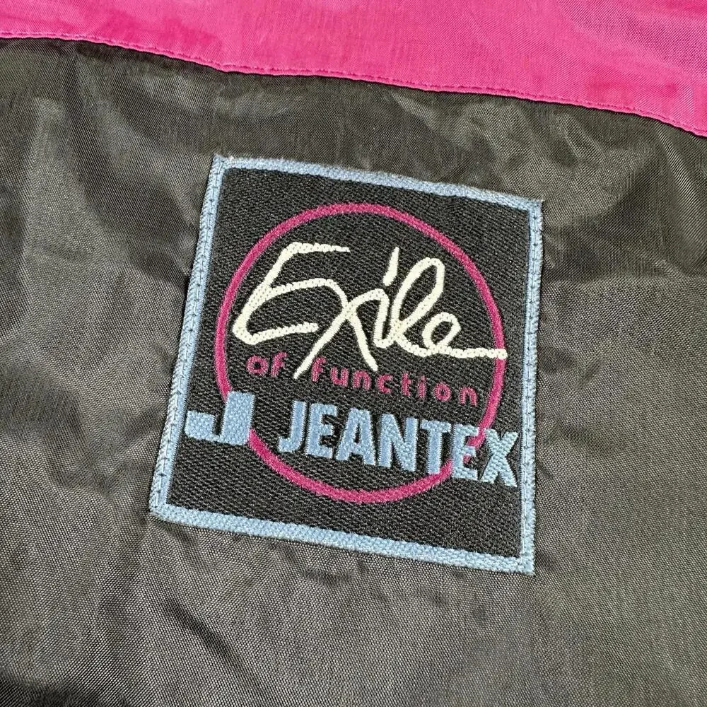 VTG Exile Function Jacket Men XL Black Purple Ski Grafitti Gorpcore Street Skate - Picture 3 of 9